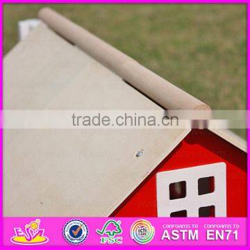 Funny Girl Play Set Wooden Wooden Barn Toy Best Design Kids Wooden Barn Toy W06A105-S photo-6