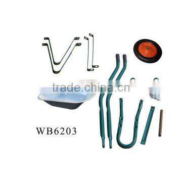 WANTAI Powder Coating Building Equipment Garden Mini Wheelbarrow/75l Plastic Wheelbarrow photo-6