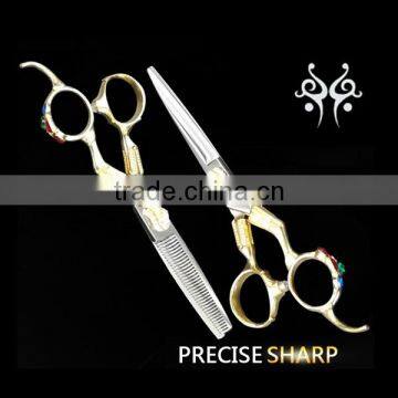 QJ-HS186 Hairdressing Scissors Hair Scissors Purple Dragon Hair Scissors