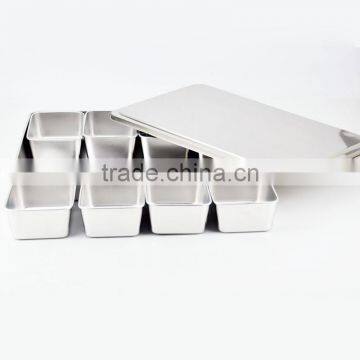 SS201stainless Steel magnetic Spice Box With 4 Compartments