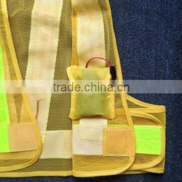 Reflective Led Lighted Flashing Police Safety Vest With Velcro EN471 High Visibility photo-6