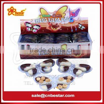 Butterfly Shape Chocolate Jam with Biscuit