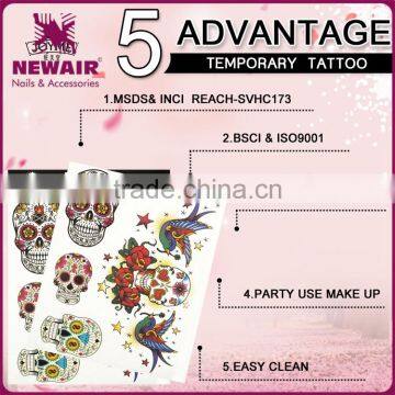 NEWAIR Promotional New Custom Temporary Designer Body Sticker Tattoo With Non-toxic Report photo-3