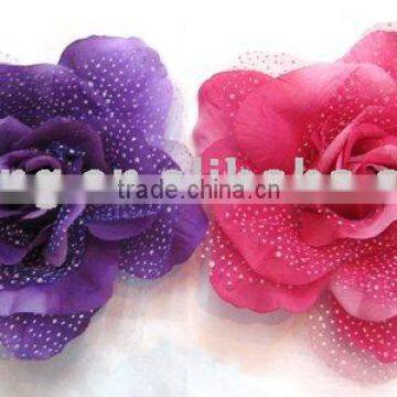 dotted rose silk flower,GORGEOUS. HYL05198