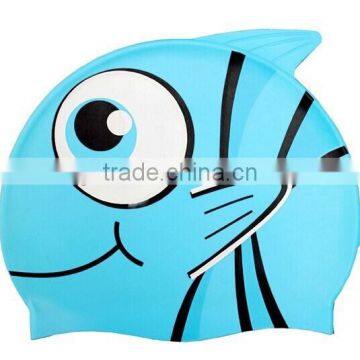 Durable silicone flexible swimming cap bathing hat swim wear