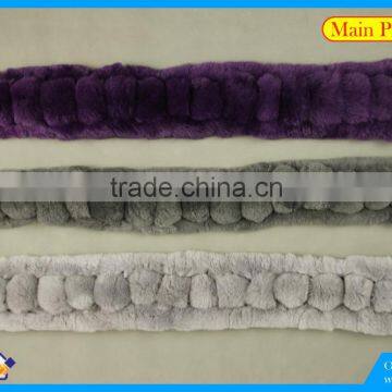 High Quality Knitted Rex-Rabbit Scarf photo-4