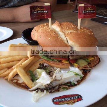 Food Grade Cake Decorative Bamboo Flag Skewer photo-3