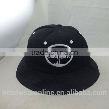 2014 New Design Butterfly Embroidery 6 Panel Bucket Hat photo-3
