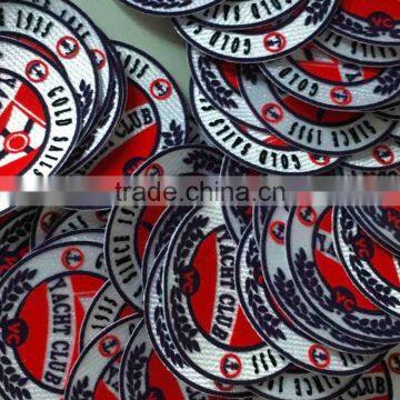 0.3USD football rubber patch/football club rubber patch/ football team patch/