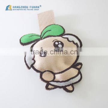 Polyester Fabric Cotton Stuffing Woven Badge for Plush Toys photo-3