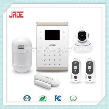 JADE GP11 GSM WiFi SMS Zigbee LoRa система сигнализации, совместимая с IP-камерой, с жидкокристаллическим дисплеем, управляемая через приложение для обеспечения безопасности дома