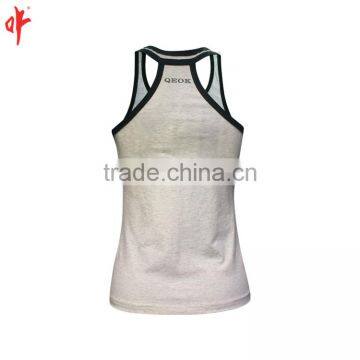 China Factory 100% Cotton Pedestrianism Outdoor Sports Vest for Sexy Ladies photo-3