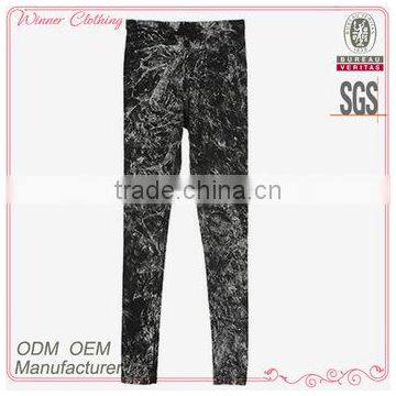 OEM factory direct printed latest design jeans pants for girl