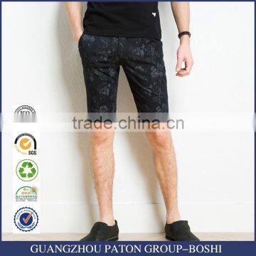 The summer male Korean summer men's slim printed shorts pants five stretch pants thin all-match personality tide custom