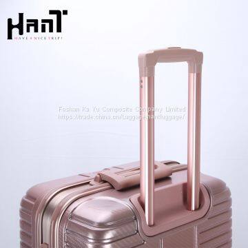 PC Suitcase Aluminum Frame Rose Gold photo-3
