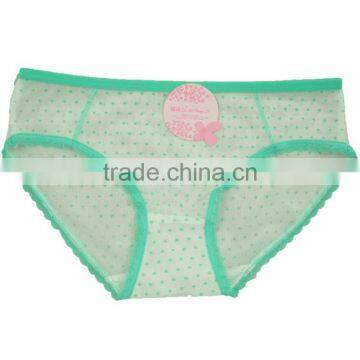 Silk kids young girls underwear panties model