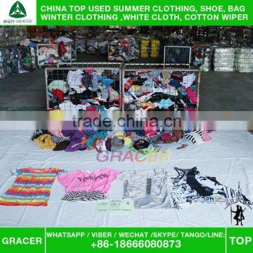 Cheap Supplier Hot Sale In Malaysia Short Sleeve Women T-Shirt Germany Style Used Clothes photo-3