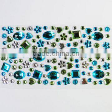 2017 DIY Diamond Rhinestone Adhesive Custom Acrylic Diamond Sticker photo-3