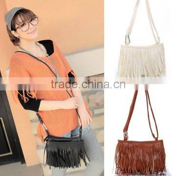 Women's Tassel Shoulder Bag Cross-body Handbag 17826#