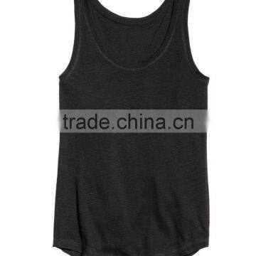 Cotton Curve Hem Ladies Stringer Vest