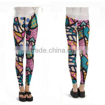 Wholesale Custom Full Print Sexy Girls Tight Leggings photo-5