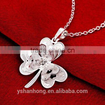 Wholesale 925 Silver Clover Necklace photo-2
