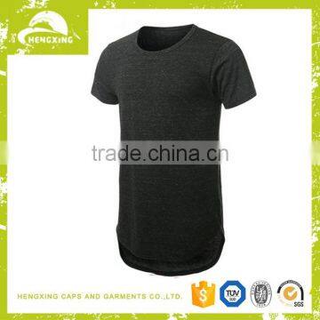 Custom High Quality Hip Hop Light Weight Oversized Longline Blank Couple T-shirt