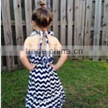 baby girls 2014 new fashion chevron cotton bockless girls dress summer kids beach wear dress baby clothes