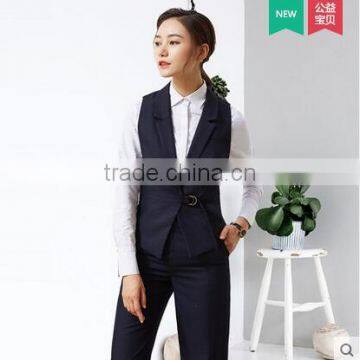 3 Pieces Fashion Design Made To Measure Elegant Ladies Pants Suit photo-2