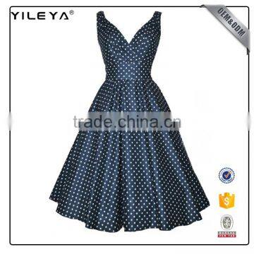 Factory Direct Offer Rockabilly Dress Polka Dots,polka Dot Dress,dot Printed Dresses photo-4