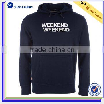 Custom Zip Pocket Hood 100%cotton Print Mens Pullover Oversized Hoodie