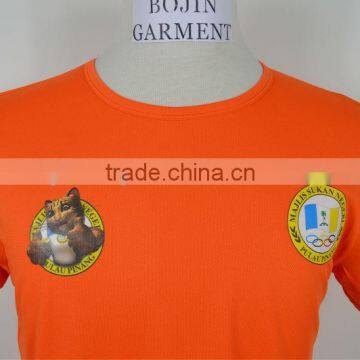 100 Polyester Dri Fit Men's Sports T-shirts Custom Round Neck Dri Fit t Shirt photo-3