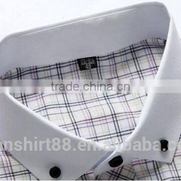 2017 Hig Quality Non Iron Contrast Color Oxford Men New Model Shirt photo-3