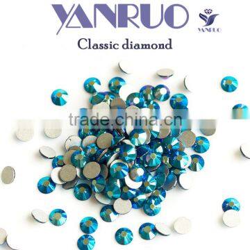 Wholesale SS16 Non Hot Fix Strass Crystal AB Color With AB Flat Back Rhinestone photo-4