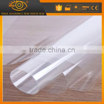 Sun protection window decal film clear