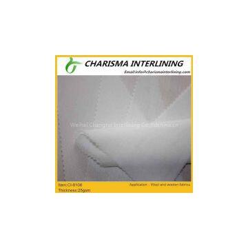 Eco-friendly Double-dot coating elastic interlining 8108