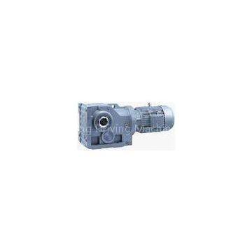 Right Angle Spiral Bevel Gearbox KA87 Helical Gear Motor For Washer / Compressor