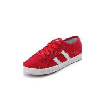 Women\'\'s Red White Lace Up Racing Breathable Trainer Shoes