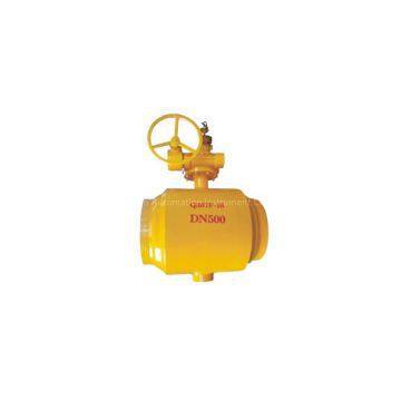 The power station turbine drive full welded ball valve