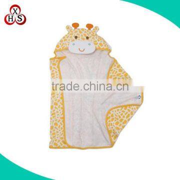 custom animal head hooded baby towel bamboo baby hooded towel