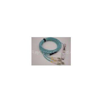 Fiber Optical Cable 8LC QSFP+ Module 100M  SR4 3m Breakout Pigtail