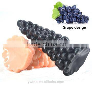 Creative Huge Butt Plug Grape Design Beads PVC Anal Sex Toy Dildo Stuffed Stopper Anus Massage