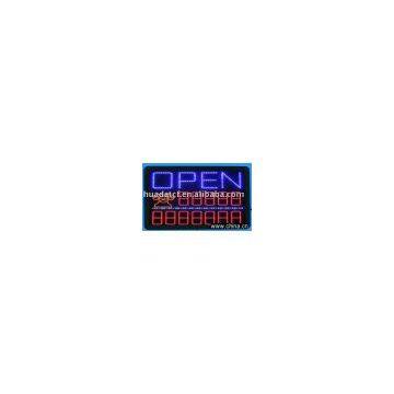 LED Open Sign With Remote Control