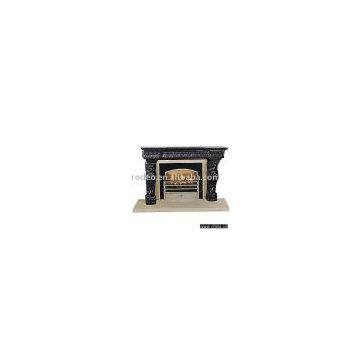 granite fireplace