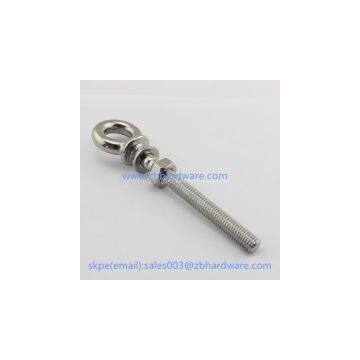 Made in China Stainless Steel Long Thread Eye Bolt photo-3