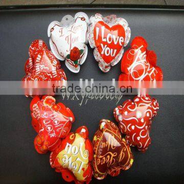 heart shape auto inflatable balloon