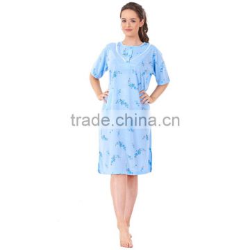 Wholesale fashion customized ladies nightgown