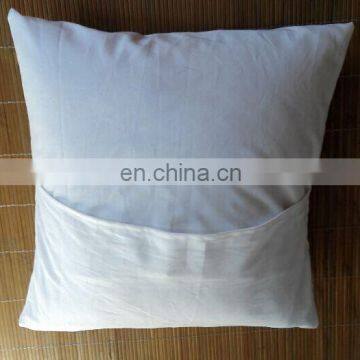 100% cotton plain canvas cushion cover in cheap price for wholesale