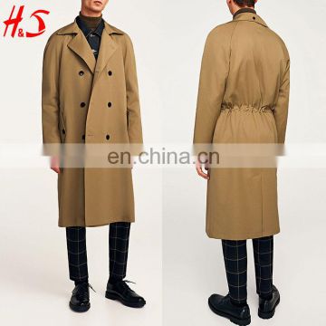 Most Popular In 2017 Wholesale Fashion Men's Oversized Trench Coat