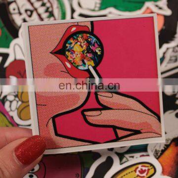 Colorful Waterproof Draw-bar Box Graffiti Sticker/cartoon Luggage Label/scooter Adhesive Sticker photo-6